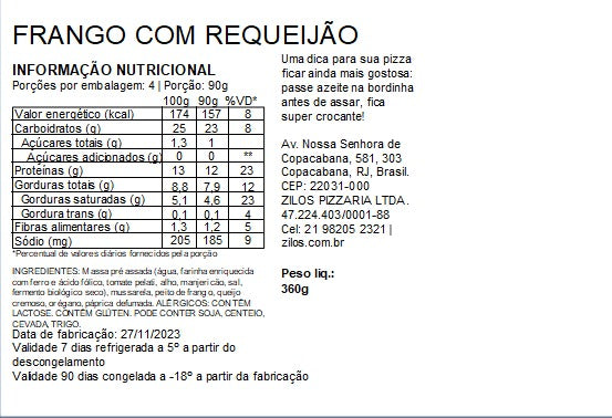 Frango Com Requeijão