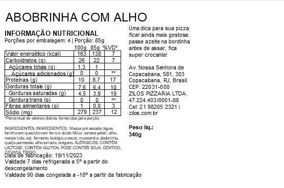 Abobrinha Com Alho